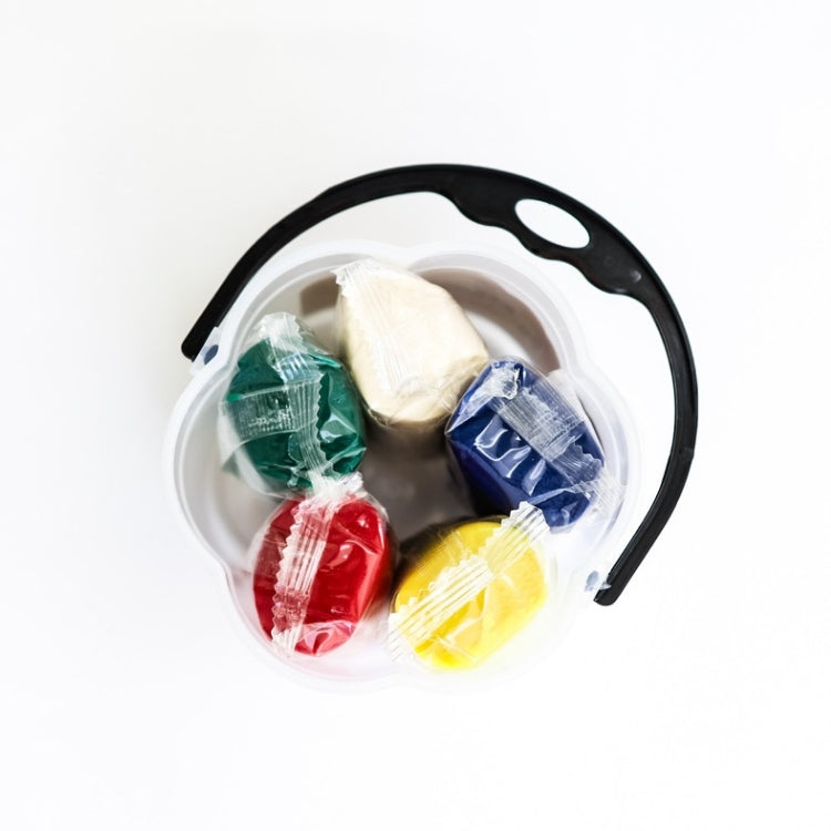 Colorful Play Dough Set - 5 Pack with Molds