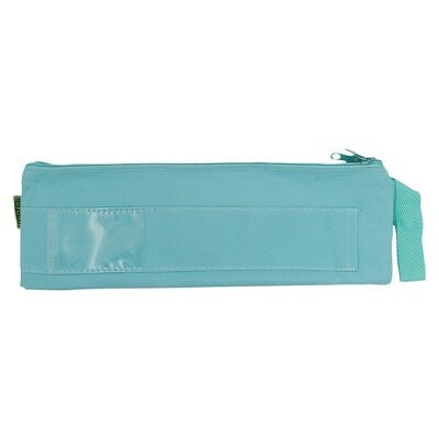 Turquoise 3 Pocket Pencil Case with Zipper